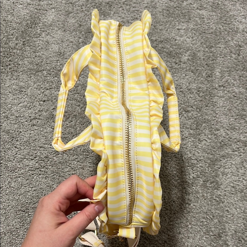 Stoney Clover Land Yellow Striped Heart-Shaped Bag - Picture 6 of 10